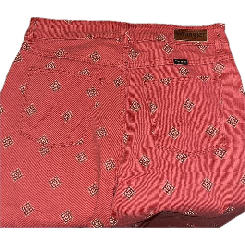 NWT Wrangler 10 / 30 x 30 Jeans High-Rise Bold Boot Cut Diamond Bay Red Bandana - Picture 9 of 13